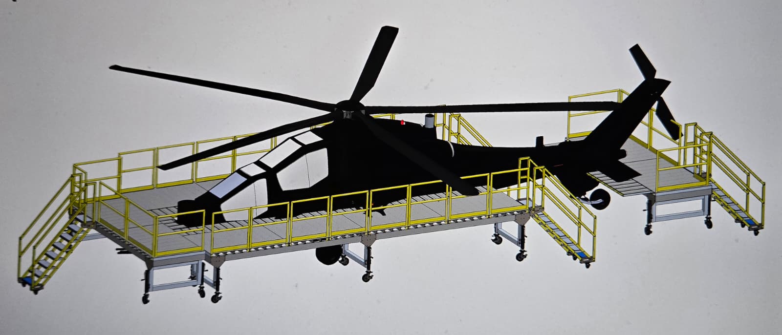 GeoSon Industries - Agusta A129 — Helicopter Maintenance Platforms