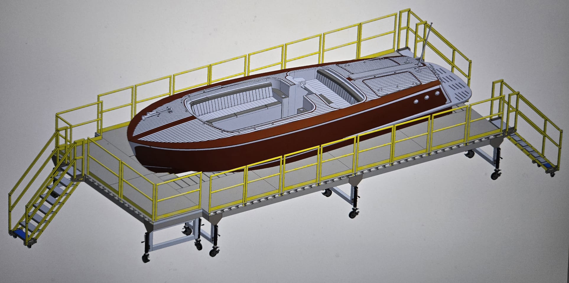 Marine Vessel Maintenance Platform installation